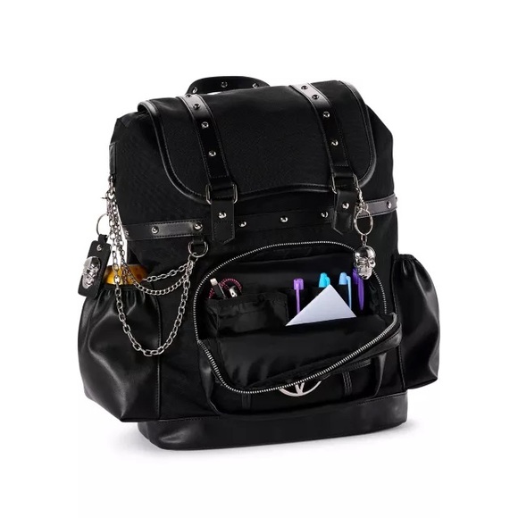 Spencer's Black Pentagram Backpack - Picture 4 of 7